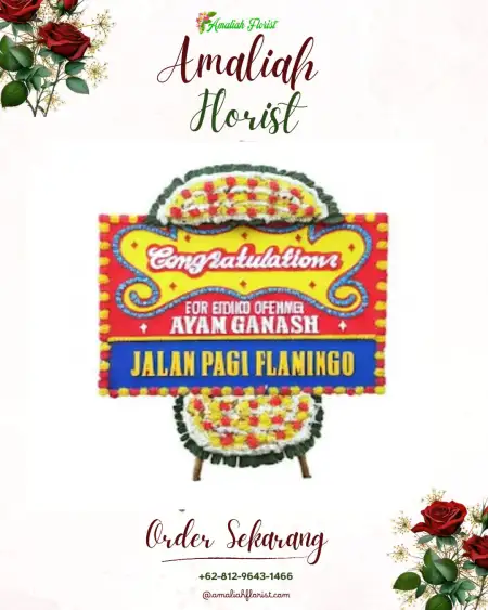 Sewa Papan Bunga Druju